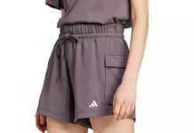 【折后$13.93】Adidas The Essentials 女士法兰绒短裤