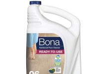 【折后$8.39 Prime包邮】Bona 硬木地板清洁剂补充装 96OZ!