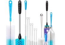 【折后$8.95 Prime包邮】多功能瓶刷清洁套装