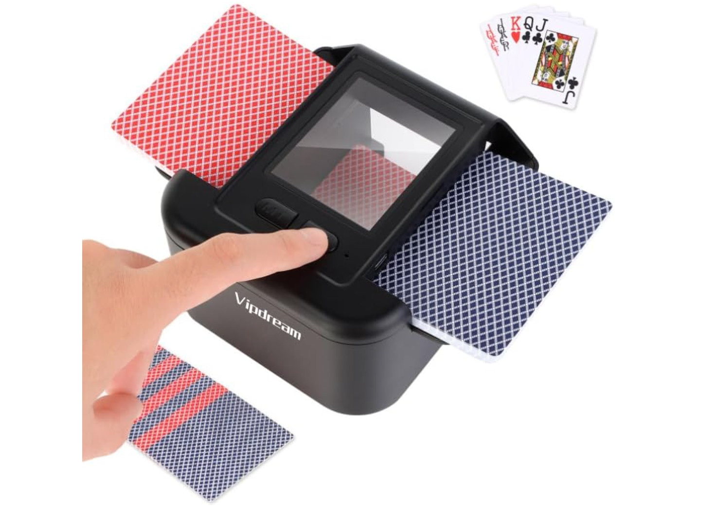 聚会必备！【折后$15.29 Prime包邮】自动扑克牌洗牌机| 剁手