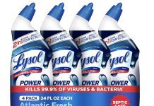 【折后$5.75 Prime包邮】 Lysol 马桶清洁剂 24oz*四瓶!