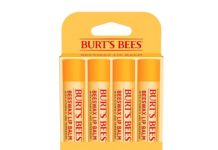 【折后$6.28 Prime包邮】 Burt’s Bees 蜂蜡润唇膏 原味无色4支装