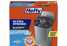 【折后$12.79 Prime包邮】Hefty 超强韧13加仑垃圾袋 110个!