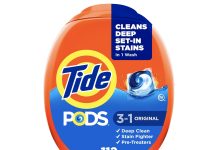 【折后$60.51 包邮得三瓶】Tide PODS 高效去污三合一洗衣球 112颗*三瓶!