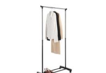 史低!【折后$7.99 Prime包邮】Whitmor 可调节移动衣架