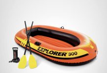 【折后$22.48 Prime包邮】Intex Explorer 双人气垫船!带浆带泵!