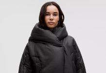 4.8折!【折后$119 包邮】Lululemon Hooded Insulated Wrap 保暖连帽棉服