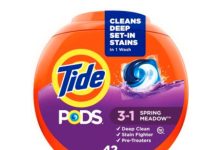 这也太划算了❗️【折后$32.17 Prime包邮】Tide PODS 汰渍3合1洗衣凝珠 42颗*4罐共168颗!
