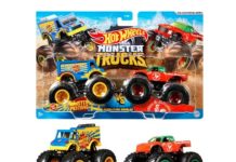 史低!【折后$4.91 Prime包邮】Hot Wheels 怪兽卡车对战1:64比例双车装