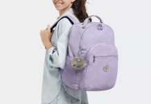 【折后$57.53 包邮】Kipling Seoul 加大号双肩背包!