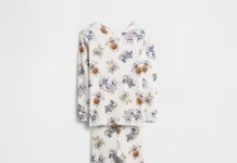 白菜价码全!【折后$5.99 包邮】babyGap × Disney Lilo and Stitch 100%有机棉儿童长袖睡衣套装!