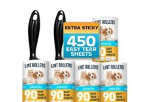 【折后$4.04 Prime包邮】去除毛发粘毛滚 5件套共450张