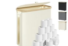 【折后$9.99 Prime包邮】大容量卷纸收纳盒