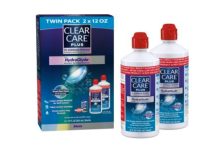 两种折扣!【折后$7.2 Prime包邮】Clear Care Plus 隐形眼镜深层清洁护理液双瓶装