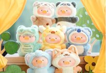 【折后$14.39 Prime包邮】TOYZERO+ LuLu 小猪木偶剧动物派对盲盒钥匙扣