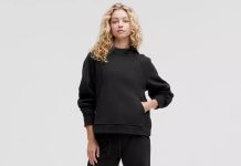 绿色黑色小码都闪现!手慢无!【折后$49 包邮】Lululemon scuba Oversized Side-Slit宽松版套头卫衣