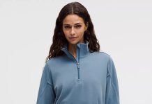 正是穿的时候!【折后$99 包邮】Lululemon Brushed Softstreme 半拉链卫衣 长款 多色选