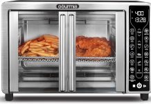 一机顶17种功能!【折后$57 包邮】Gourmia 25QT 双开门空气炸烤箱 两色选