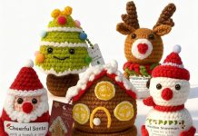 【折后$16.99 Prime包邮】圣诞暖心钩织小公仔套装