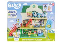 史低!【折后$28.49 Prime包邮】Bluey and Bingo豪华3层带电梯超市主题 娃娃屋