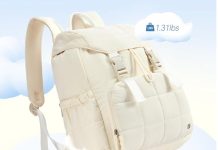 【折后$12.99 Prime包邮】轻量防水格纹绗缝背包