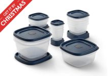 超值!【折后$11.99 Prime包邮】Rubbermaid Easy Find Lids 食物保鲜盒 26件套