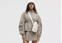 降价!【折后低至$84 包邮】Lululemon Crinkle 女士收腰外套!