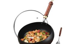 【折后$17.99 Prime包邮】中式碳钢大肚锅+锅铲