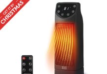 【折后$20 Prime包邮】BLACK+DECKER 摇摆式便携陶瓷取暖器 1500W
