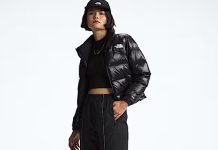 爆款黑色/棕色都有!【折后$224 包邮】The North Face 2000 Retro Nuptse女士时尚羽绒服 3色选