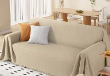 【折后$14.99 Prime包邮】加厚防护沙发盖巾