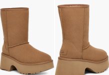 史低!【折后$59.99】UGG New Heights 爆款厚底雪地靴!
