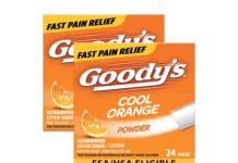 【折后$3.96 Prime包邮】Goody’s 超强效止痛头痛粉 24包×2盒