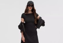 真好看!【折后$49 包邮】Lululemon All Aligned 针织迷你连衣裙 两色选