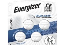 超值!【折后$3.49 Prime包邮】 Energizer 2032纽扣电池4粒装!
