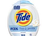 【折后$55 包邮得四瓶】Tide PODS 无香防敏款三合一洗衣球 112颗*四瓶!
