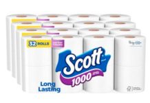 买就送$15 Amazon Credit也太值了❗️【折后$50.44 包邮】Scott 超值装卫生纸 64卷*1000张共64000张!