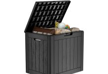 【折后$17.59 Prime包邮】防水户外收纳甲板箱 30加仑