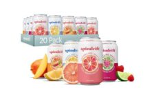 【折后$8.98 Prime包邮】Spindrift 3种水果风味柠檬汽泡水混合装 20罐