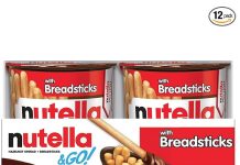 【折后$9.82 Prime包邮】Nutella & GO! 榛子可可酱+脆棒组合零食杯 12杯