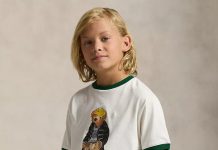 史低!之前$32.99!【折后$22.95】Polo Ralph Lauren 泰迪熊拼色T恤 两色选