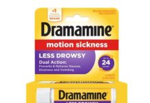 【折后$2.78 Prime包邮】Dramamine 轻度困倦晕动症缓解片 旅行装8片