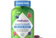 【折后$6.39 Prime包邮】Vitafusion 无糖男性复合维生素软糖 90粒