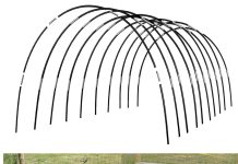 【折后$12.99 Prime包邮】温室种植隧道拱形支架 7feet 10根!