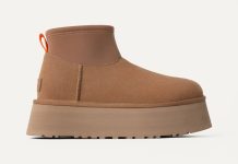 显腿细显腿长!【折后$72.24 包邮】UGG Classic Mini Dipper 女士厚底短筒雪地靴 两色选