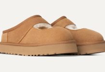 大码成人可穿!这个价格简直了!【折后$38.24 包邮】UGG Bea Mary Jane 儿童羊毛玛丽珍鞋 三色选