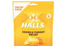 【折后$3.26 Prime包邮】HALLS 蜂蜜柠檬润喉糖80粒装