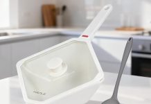 【折后$14.99 Prime包邮】轻量健康陶瓷不粘炒锅 3.2夸脱