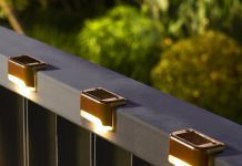 【折后$14.99 Prime包邮】太阳能暖光户外台阶/栅栏灯 16个