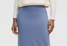 太便宜了吧!【折后低至$24 包邮】Lululemon Nulu 紧身高腰半身裙!